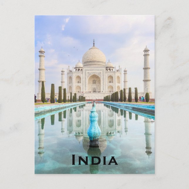Postal India: Viaje de turismo de cosecha añada (Anverso)