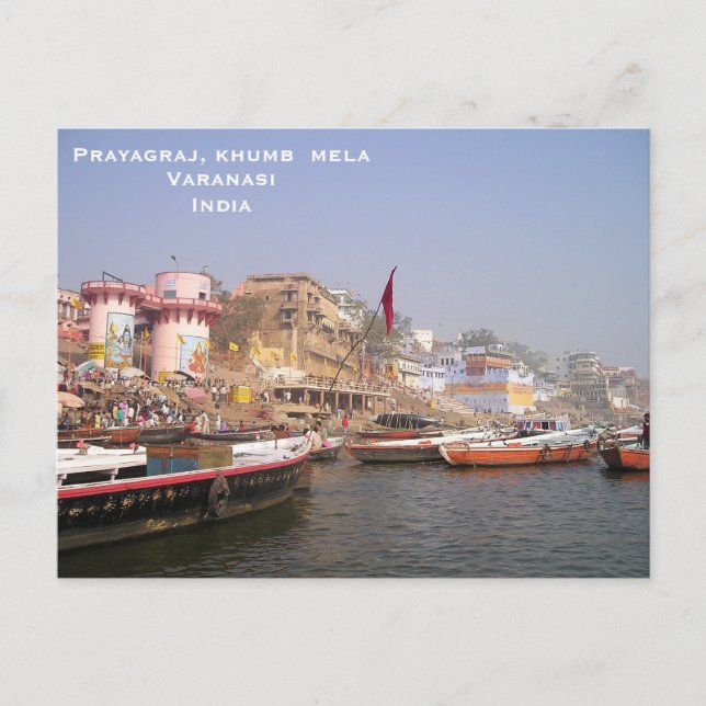 Postal India Viajes de Turismo Antiguo Añadir (Anverso)