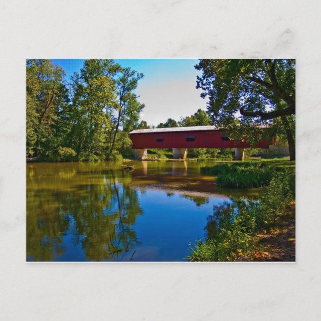 Postal Indiana (Anverso)