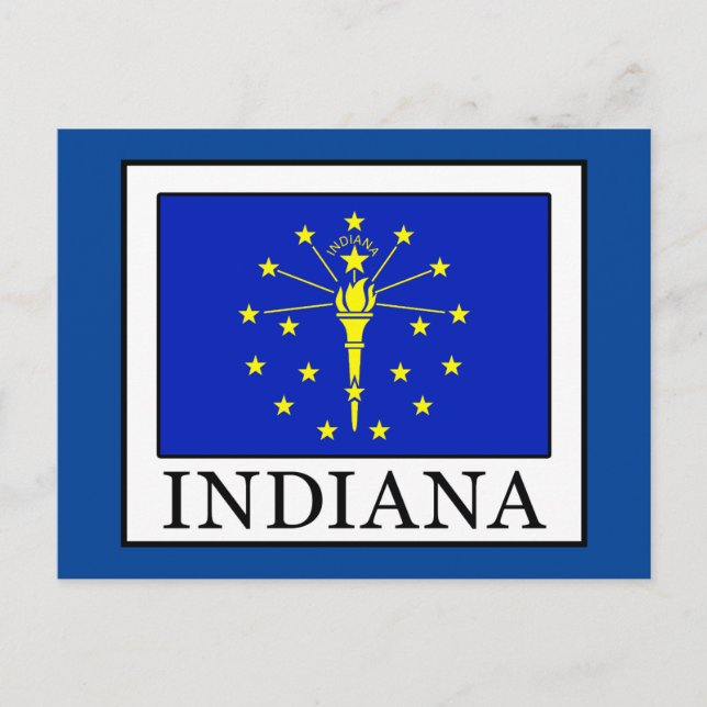 Postal Indiana (Anverso)