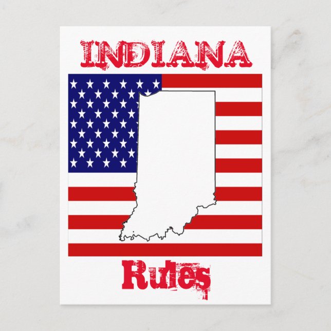 POSTAL INDIANA  (Anverso)