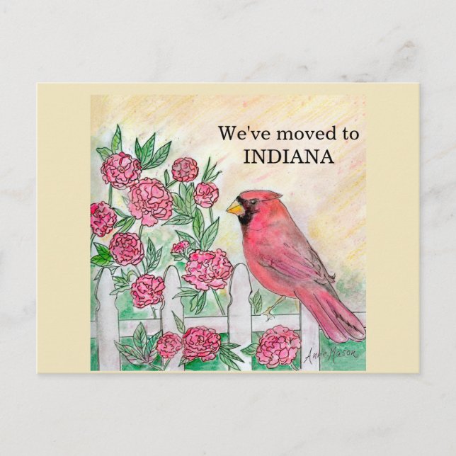 Postal Indiana (Anverso)