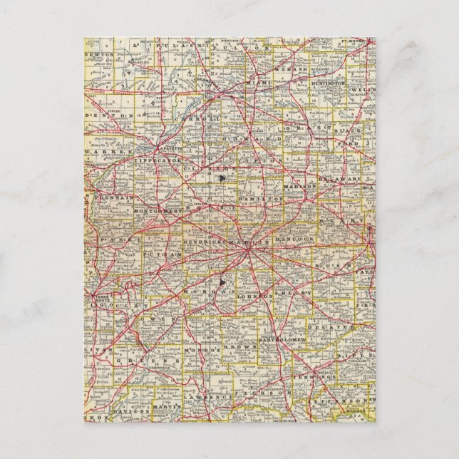 Postal Indiana 7 (Anverso)