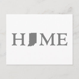 Postal Indiana Home State Shaped Letter Hoosier Word Art