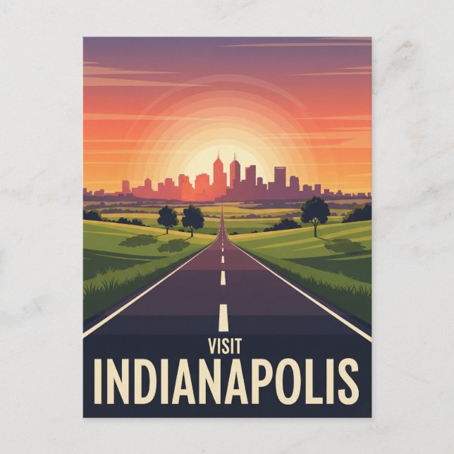 Postal Indiana Indianapolis (Anverso)