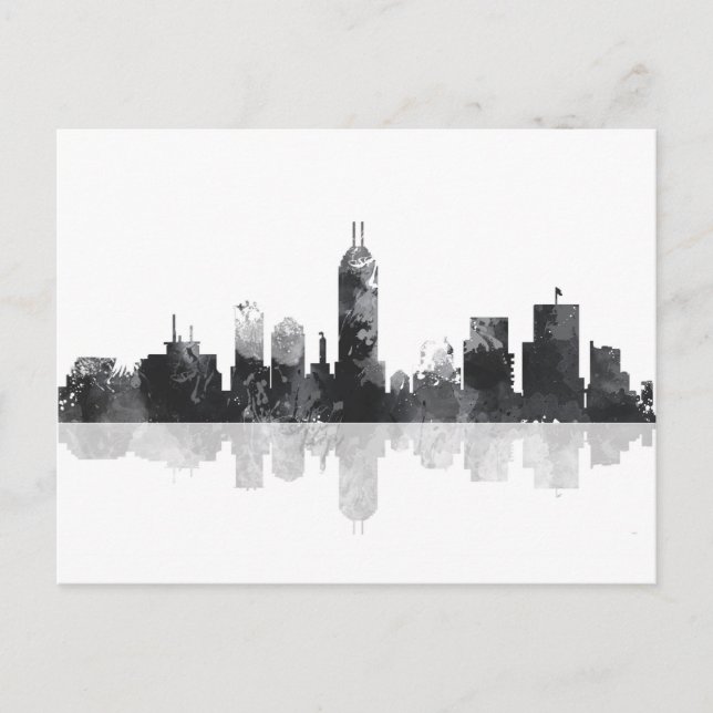 POSTAL INDIANA, INDIANAPOLIS SKYLINE (Anverso)