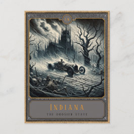 Postal Indiana | Postcarta de arte gótico