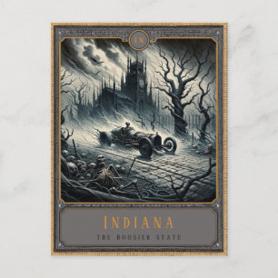 Postal Indiana   Postcarta de arte gótico