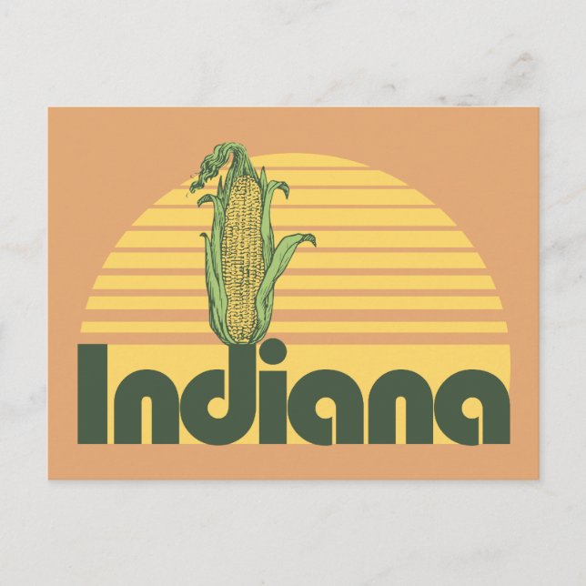 Postal Indiana Retro (Anverso)