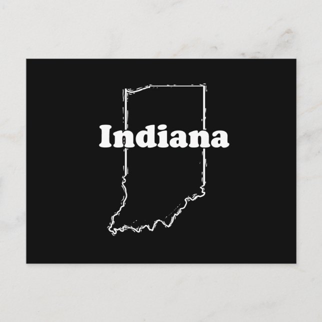 POSTAL INDIANA STATE MOTTO (Anverso)