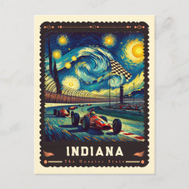 Postal Indiana | Vincent Van Gogh Inspired
