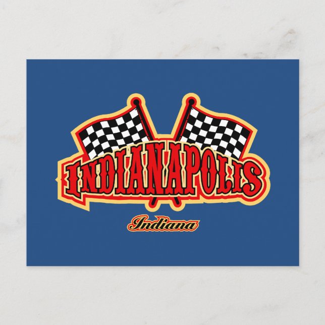Postal Indianapolis Flagged (Anverso)