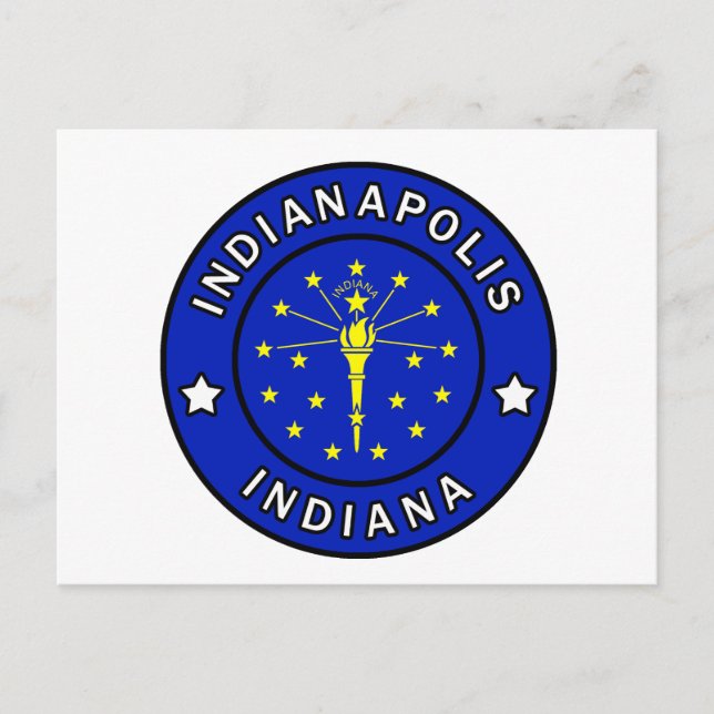 Postal Indianapolis Indiana (Anverso)