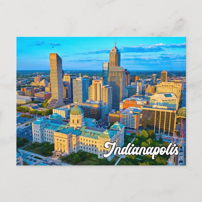 Postal Indianápolis, Indiana, Estados Unidos (Anverso)