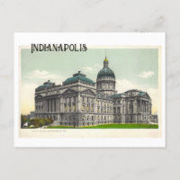 Indianápolis, Indiana Statehouse/Capitol Vintage