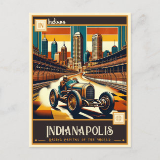 Postal Indianápolis, Indiana | Vintage