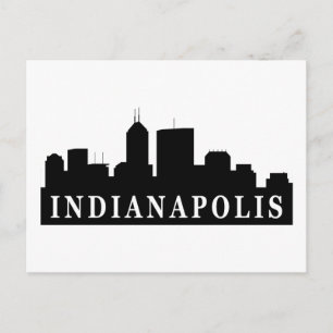 Postal Indianapolis Skyline