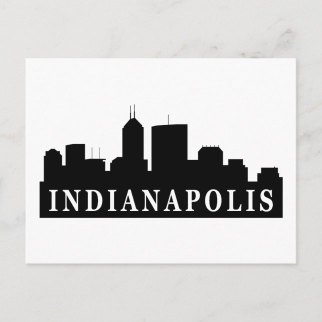 Postal Indianapolis Skyline (Anverso)