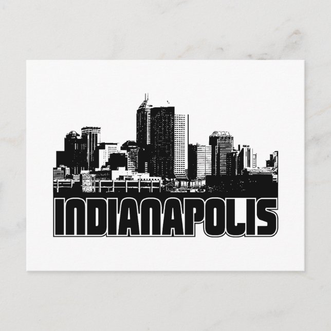 Postal Indianapolis Skyline (Anverso)
