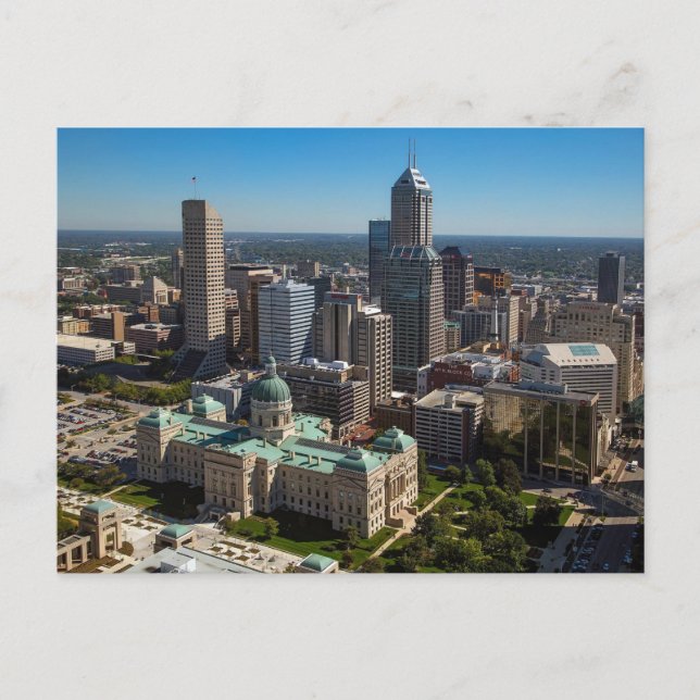 Postal Indianapolis Skyline (Anverso)