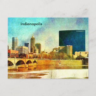 Postal Indianapolis Skyline