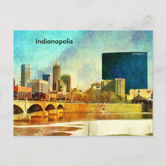 Postal Indianapolis Skyline
