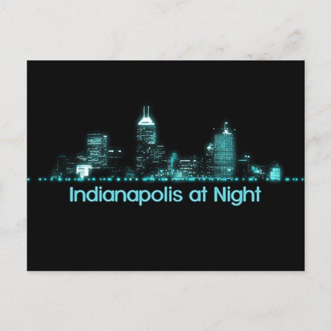 Postal Indianapolis Skyline (Anverso)