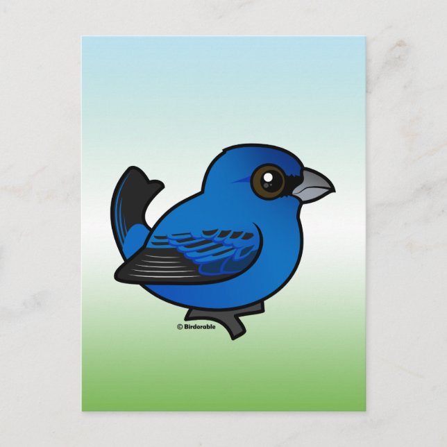 Postal Indigo Bunting (Anverso)