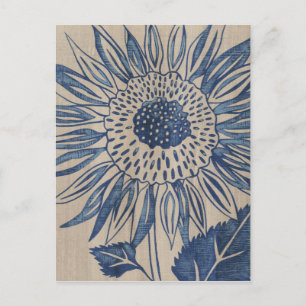 Postal Indigo Sunflower