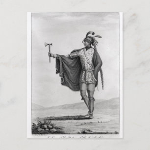 Postal Indio de la nación de Kaskaskia