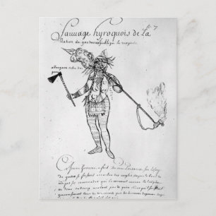 Postal Indio Iroquois de Canadá