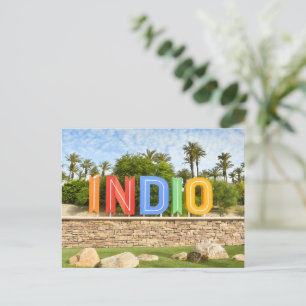 Postal Indio, Rótulo de California