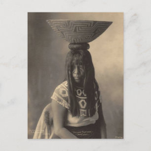 Postal Indios de época : Pluma amarilla, Maricopa -