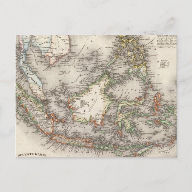Postal Indonesia, Malasia (Anverso)