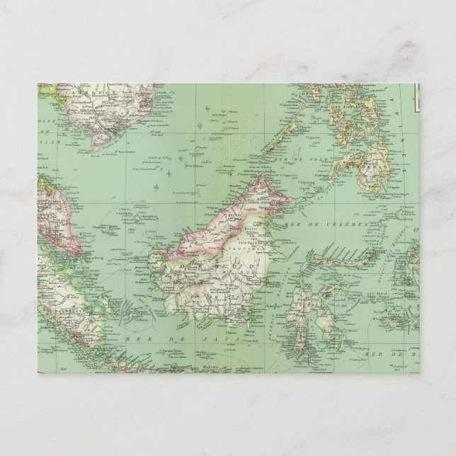 Postal Indonesia, Malasia (Anverso)