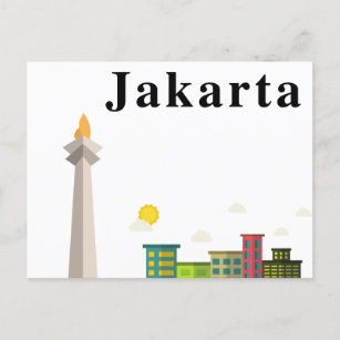 Postal indonesia vintage de Jakarta