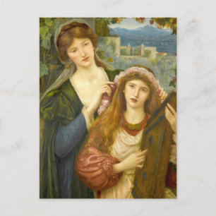 Postal Infancia Santa Cecilia, Maria Spartali Stillman