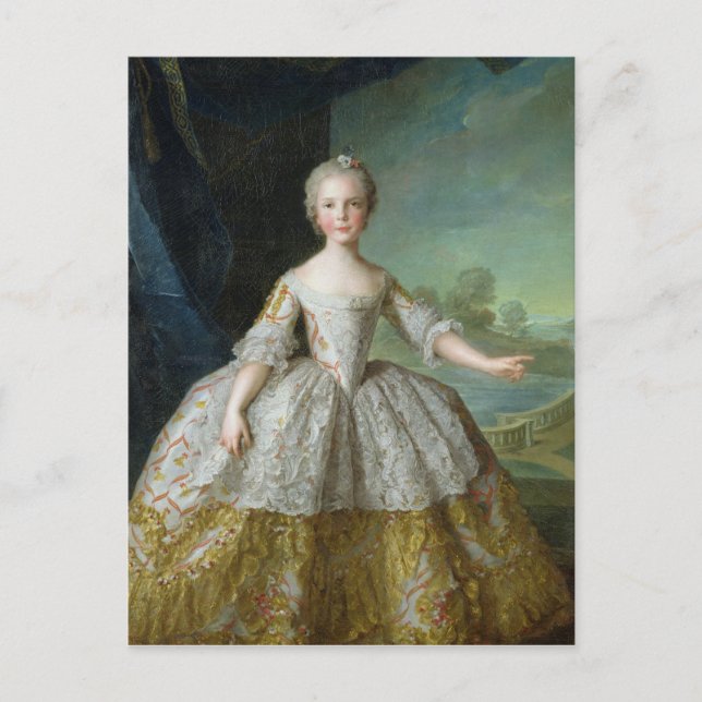 Postal Infanta Isabelle de Bourbon-Parme 1749 (Anverso)
