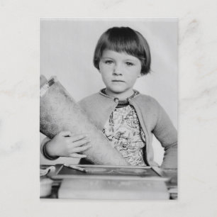 Postal infantil de cosecha