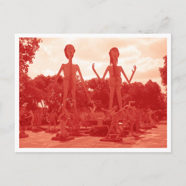 Postal Infierno Budista... Tailandia (Anverso)