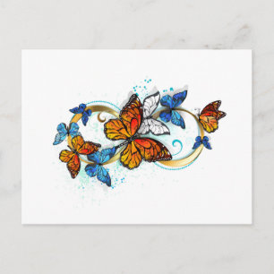 Postal Infinidad de Mariposas Monarca