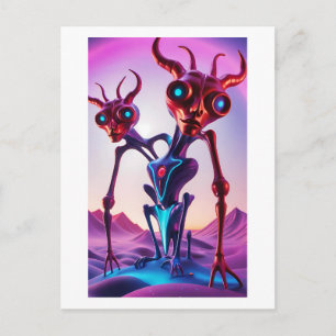 Postal Infinitivo dividido - Arte de Ken Gage