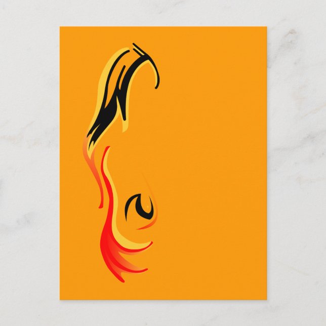 Postal inflamado (Anverso)