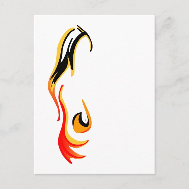 Postal inflamado (Anverso)