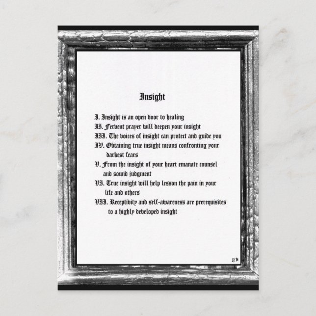 Postal Información (Anverso)