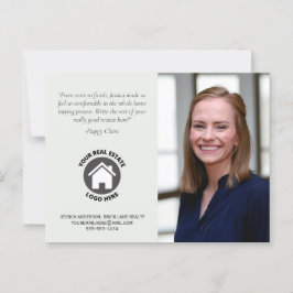 Postal Información de contacto del cliente Foto inmobilia