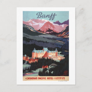 Postal Información general sobre el Poster del Hotel Banf