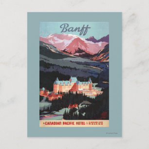 Postal Información general sobre el Poster del Hotel Banf