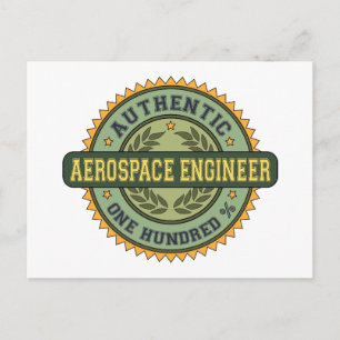 Postal Ingeniero Aeroespacial Auténtico