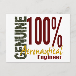 Postal Ingeniero Aeronáutico Genuino